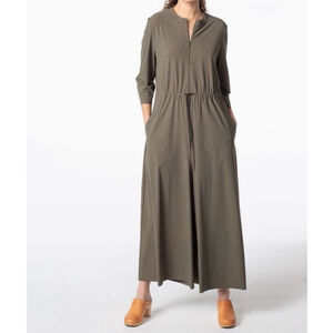 OSKA - Techno-ware Brigid Jumpsuit Size 0 US Size 4/6 Colour Bush Wide Leg